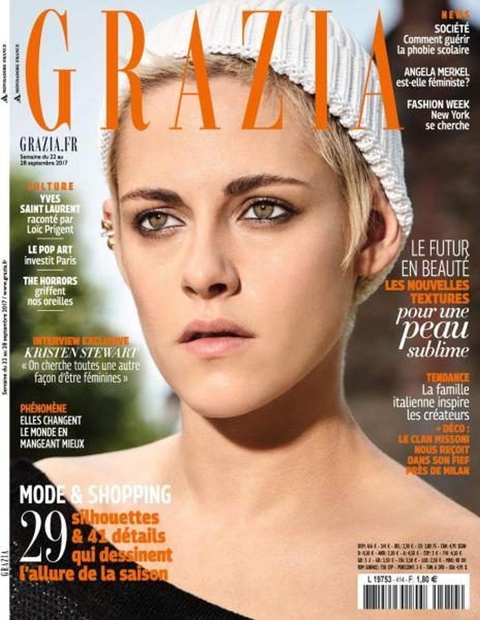 GRAZIA FRANCE magazine side cover 22 September 2017