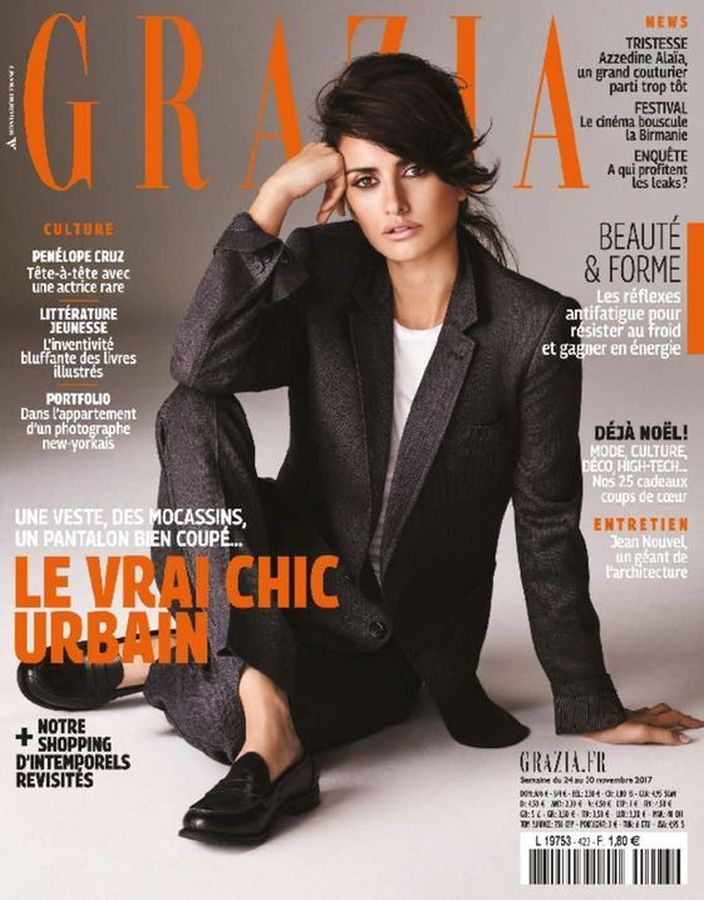 GRAZIA FRANCE magazine side cover 24 November 2017