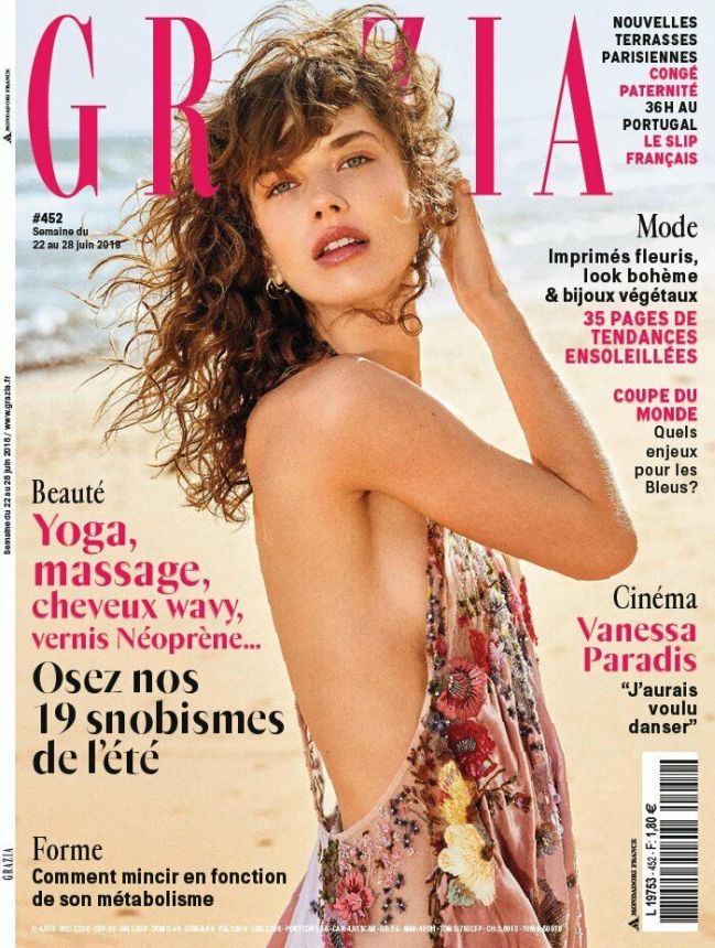 GRAZIA FRANCE magazine side cover 22 June 2018