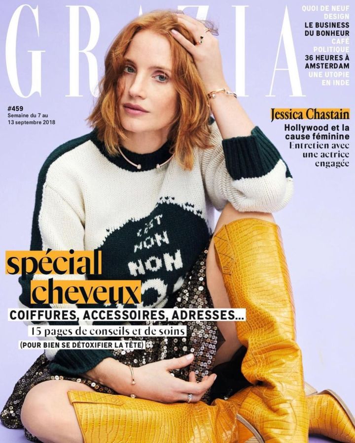 GRAZIA FRANCE magazine side cover 7 September 2018