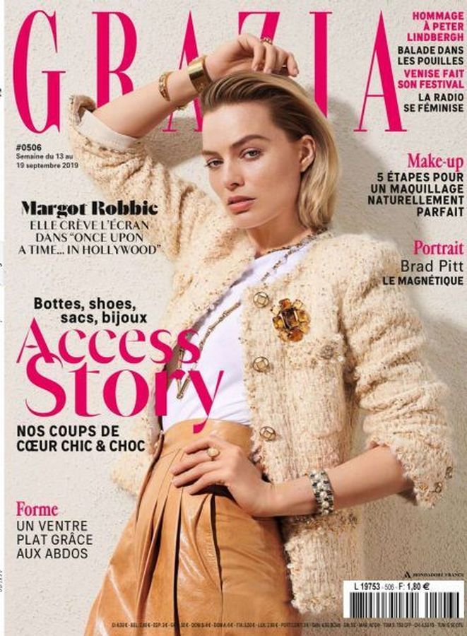 GRAZIA FRANCE magazine side cover 19 September 2019