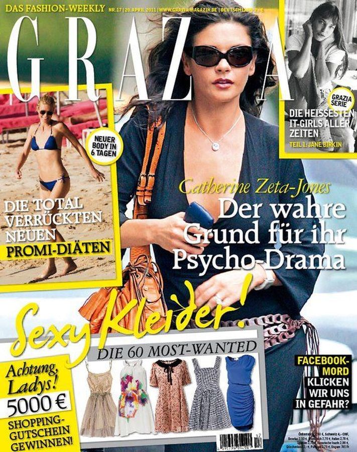 GRAZIA GERMANY magazine side cover 20 April 2011