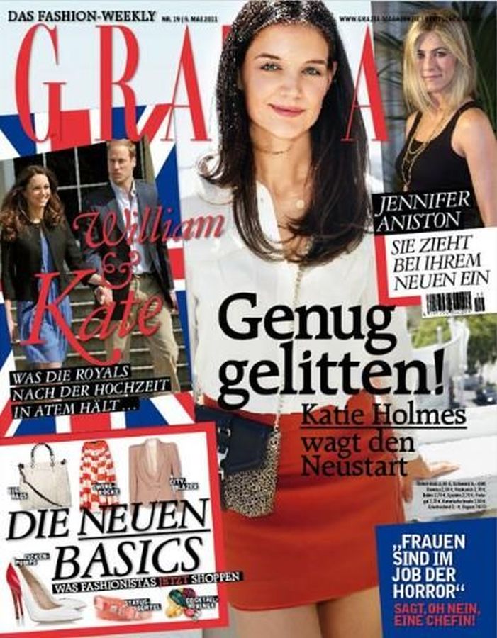 GRAZIA GERMANY magazine side cover 5 May 2011