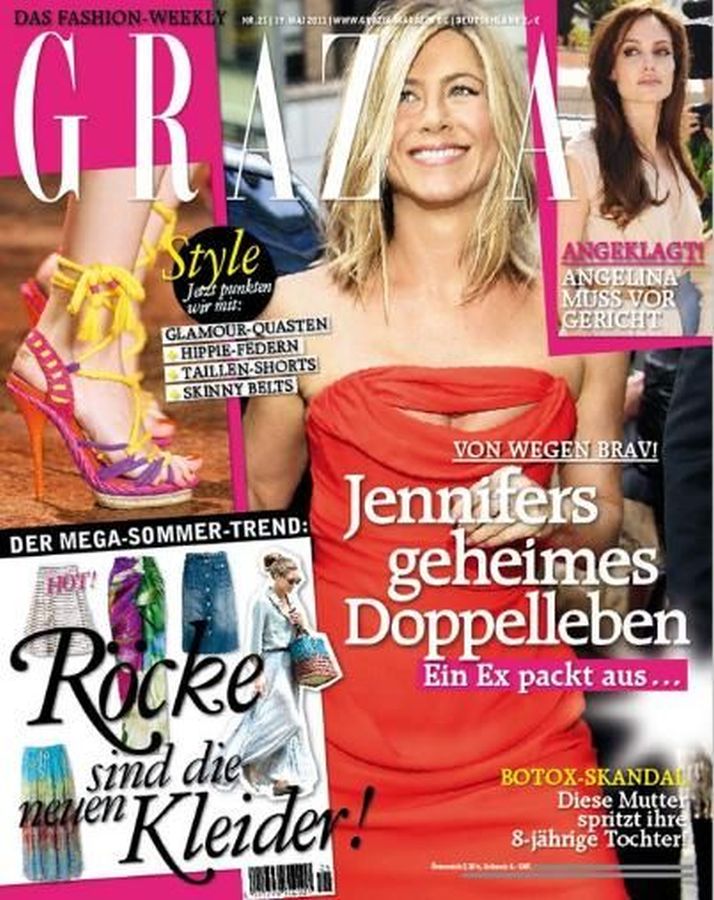 GRAZIA GERMANY magazine side cover 19 May 2011
