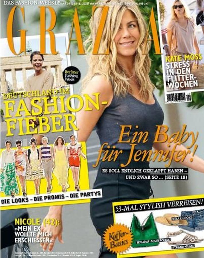 GRAZIA GERMANY magazine side cover 14 July 2011
