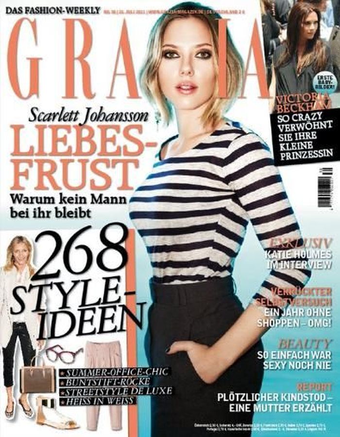 GRAZIA GERMANY magazine side cover 21 July 2011