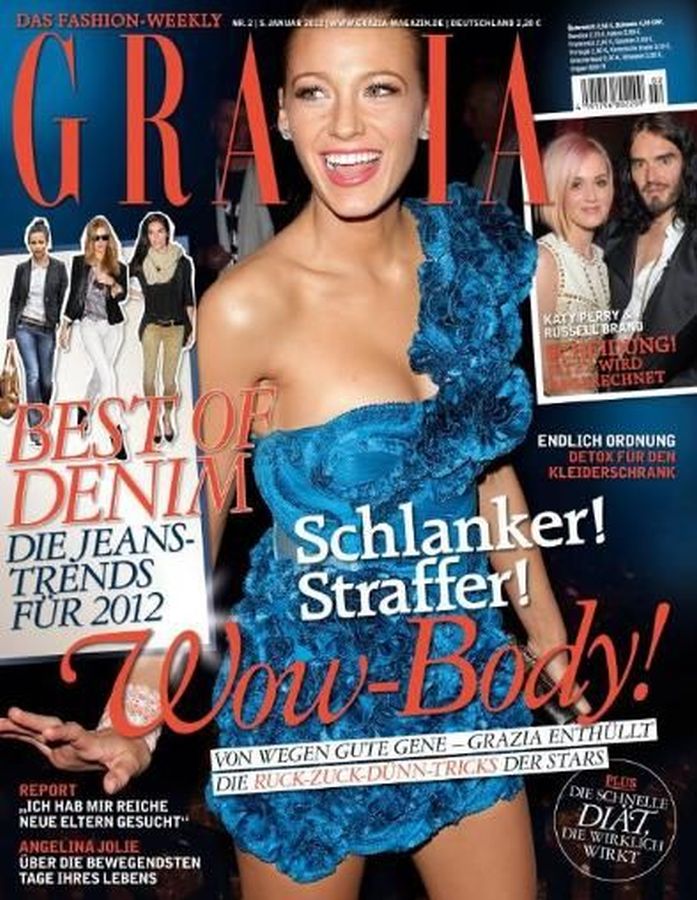 GRAZIA GERMANY magazine side cover 5 January 2012