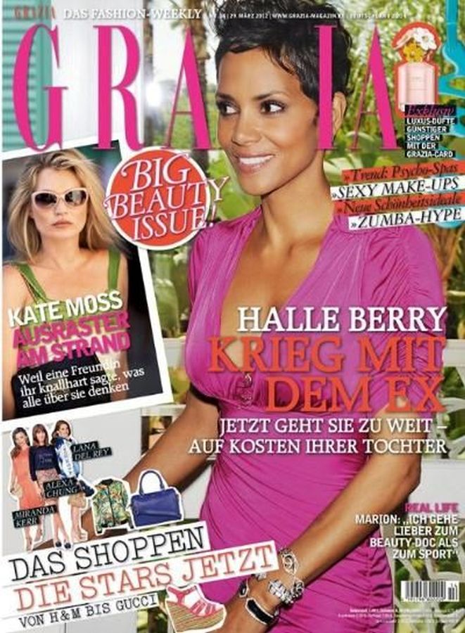 GRAZIA GERMANY magazine side cover 29 March 2012