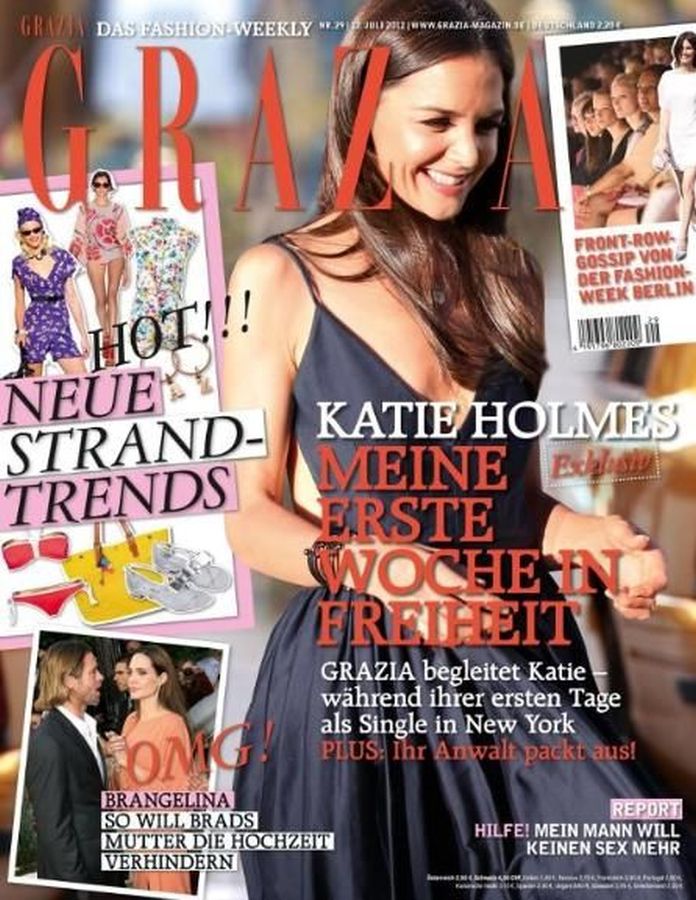 GRAZIA GERMANY magazine side cover 12 July 2012