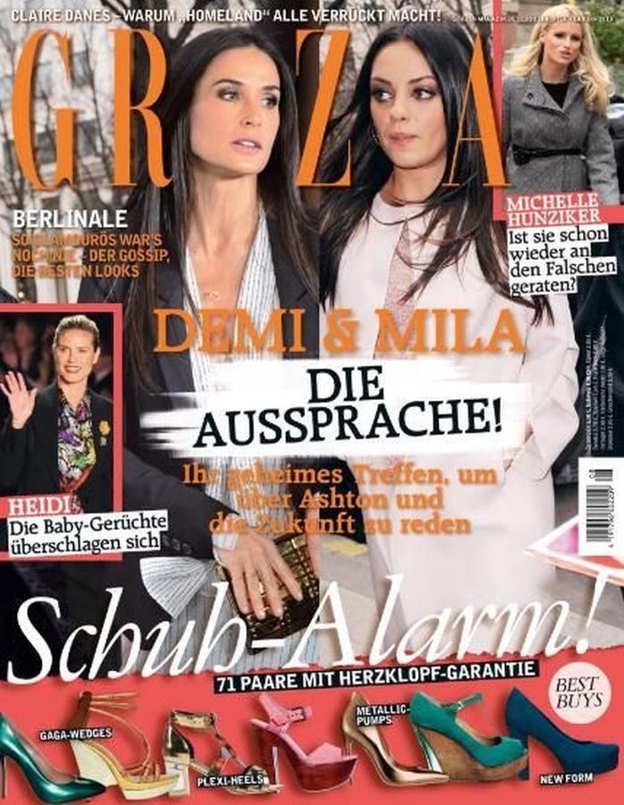 GRAZIA GERMANY magazine side cover 14 February 2013