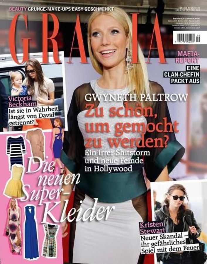GRAZIA GERMANY magazine side cover 2 May 2013