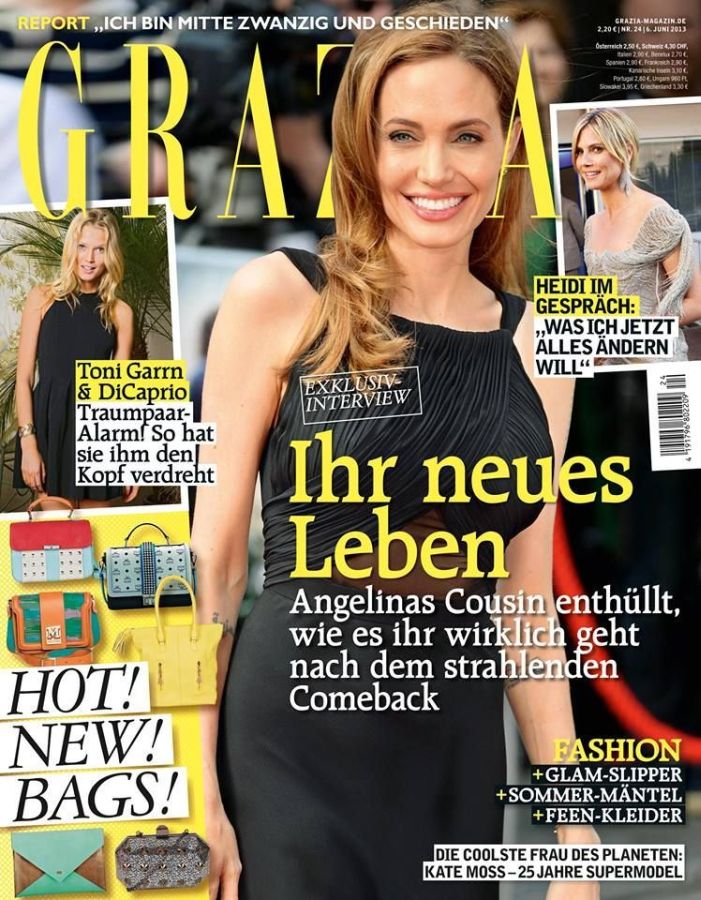 GRAZIA GERMANY magazine side cover 6 June 2013