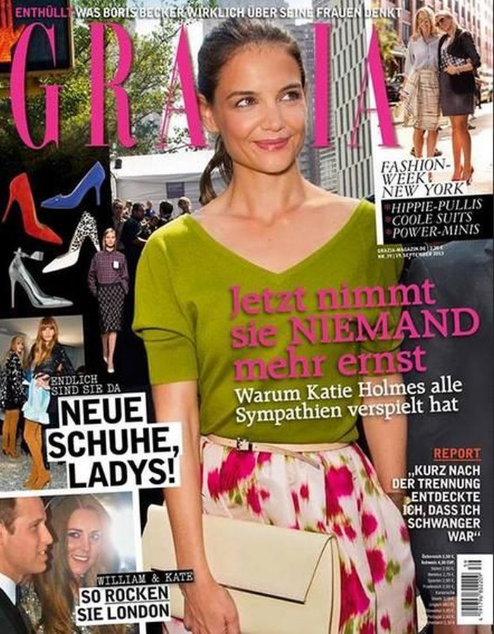 GRAZIA GERMANY magazine side cover 19 September 2013