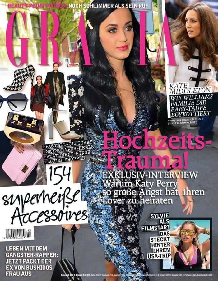 GRAZIA GERMANY magazine side cover 17 October 2013