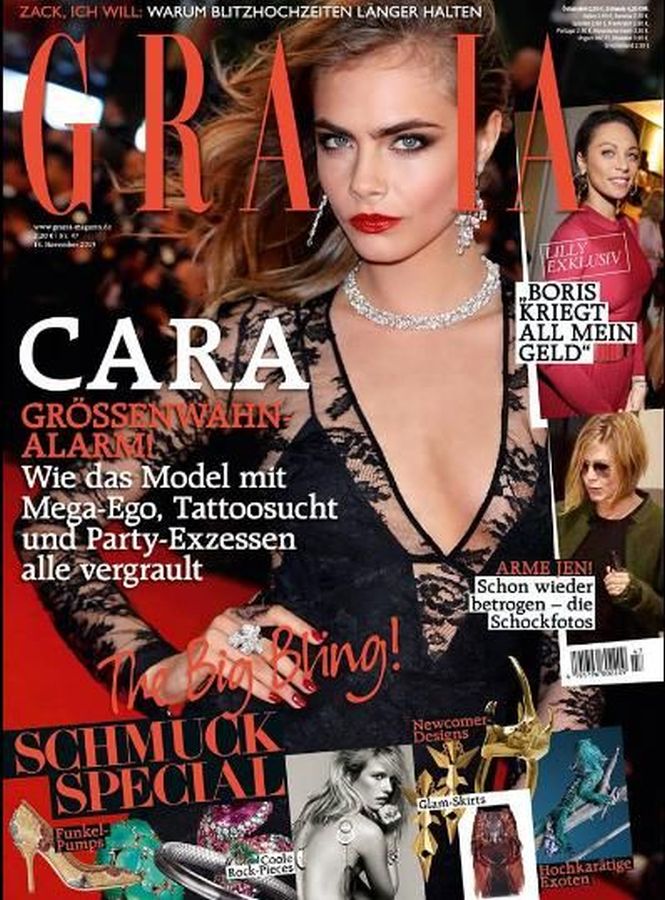 GRAZIA GERMANY magazine side cover 13 November 2013