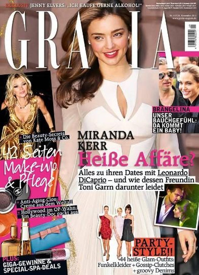 GRAZIA GERMANY magazine side cover 27 November 2013