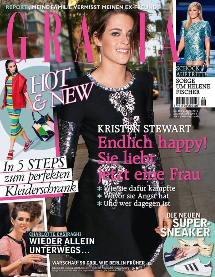 GRAZIA GERMANY magazine side cover 9 April 2015