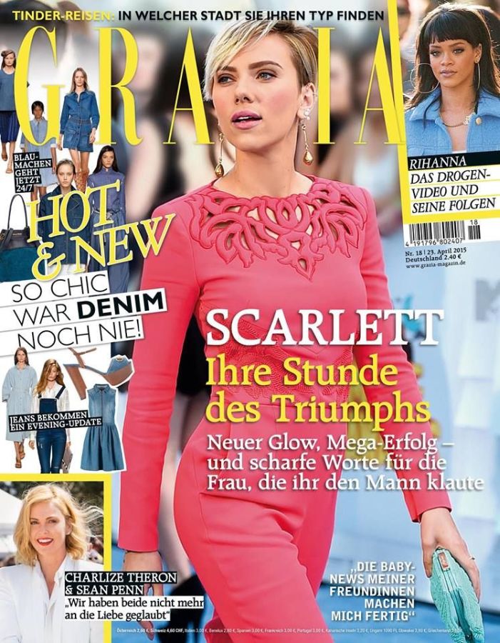 GRAZIA GERMANY magazine side cover 23 April 2015