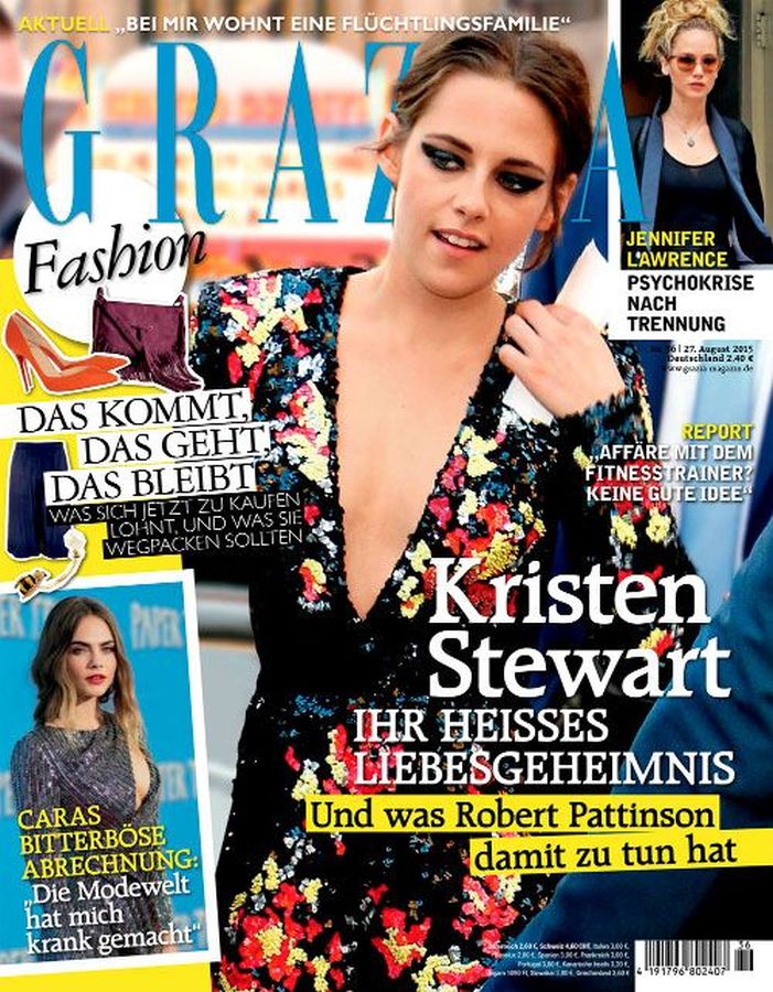 GRAZIA GERMANY magazine side cover 27 August 2015