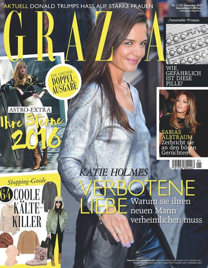 GRAZIA GERMANY magazine side cover 23 December 2015