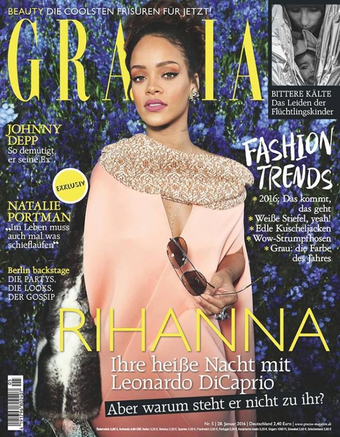 GRAZIA GERMANY magazine side cover 28 January 2016