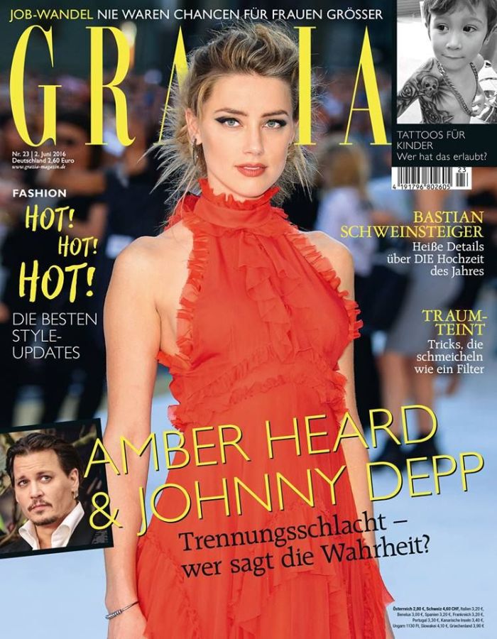 GRAZIA GERMANY magazine side cover 2 June 2016