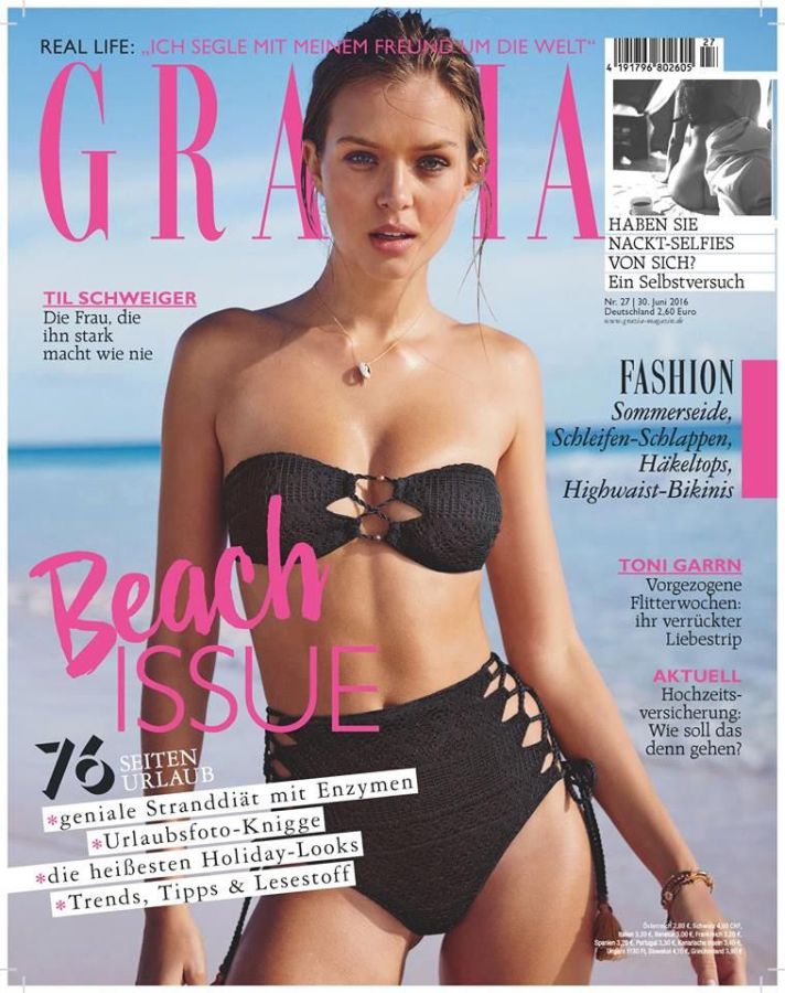 GRAZIA GERMANY magazine side cover 30 June 2016