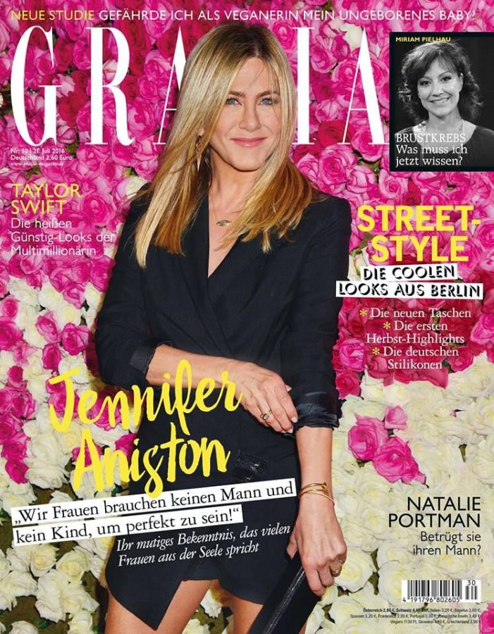 GRAZIA GERMANY magazine side cover 21 July 2016
