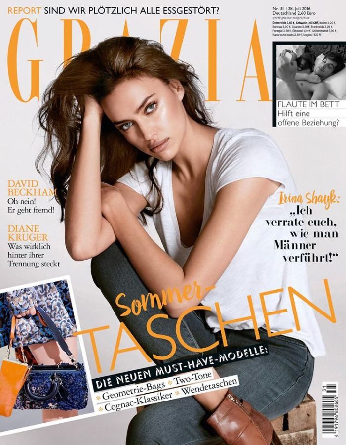 GRAZIA GERMANY magazine side cover 28 July 2016