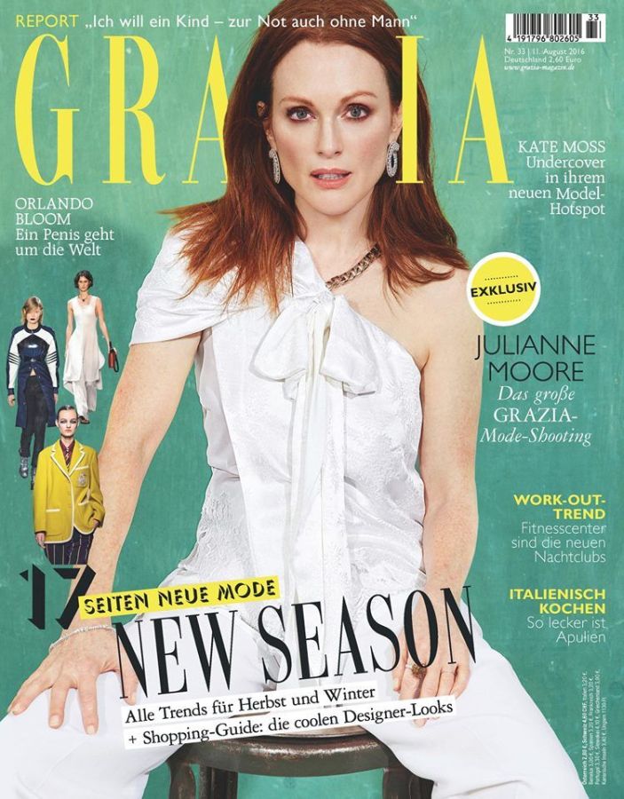 GRAZIA GERMANY magazine side cover 11 August 2016