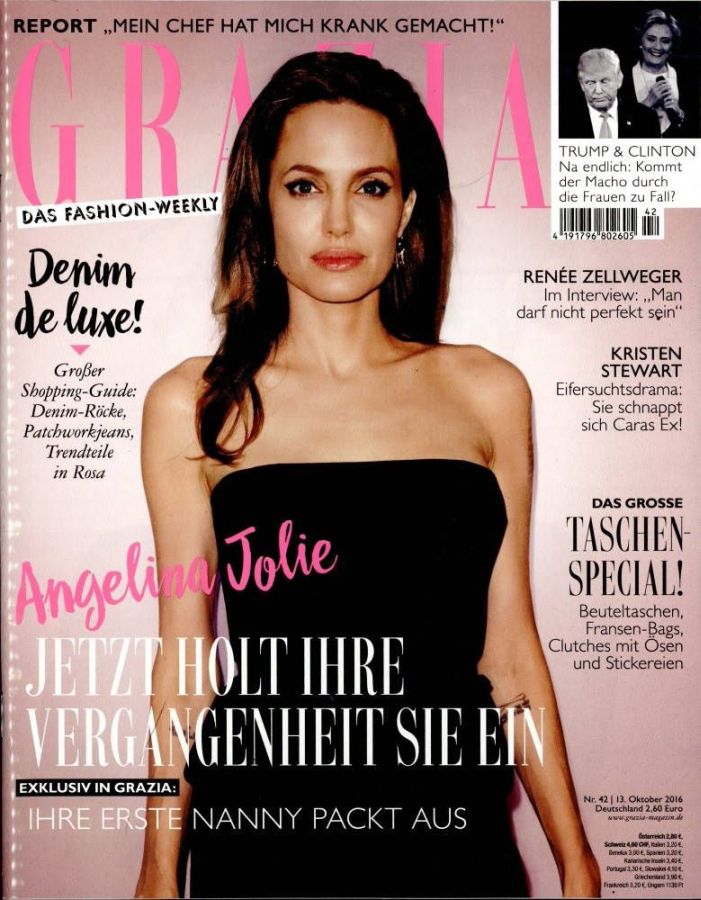 GRAZIA GERMANY magazine side cover 13 October 2016