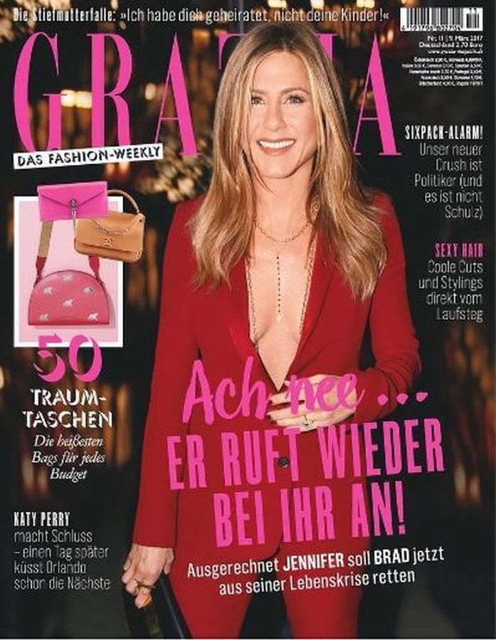 GRAZIA GERMANY magazine side cover 9 March 2017