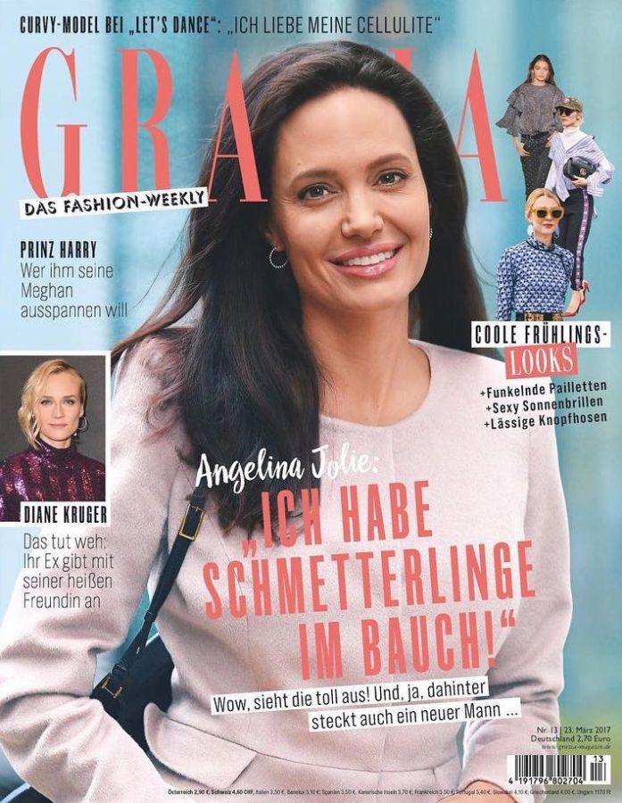 GRAZIA GERMANY magazine side cover 23 March 2017