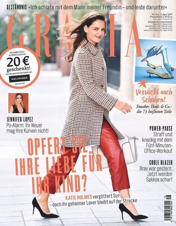 GRAZIA GERMANY magazine side cover 12 April 2017