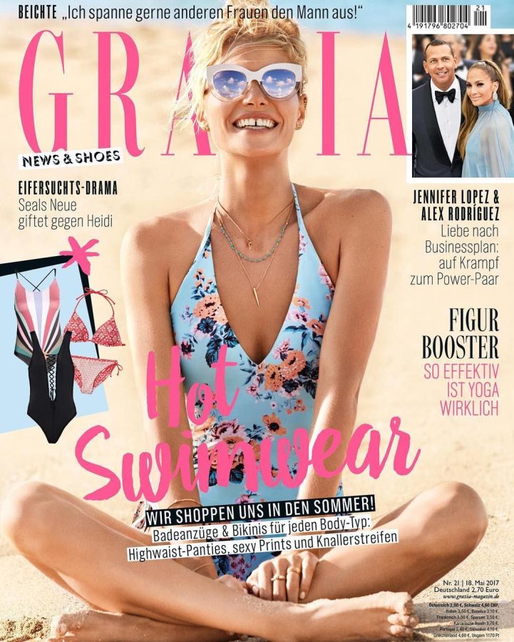 GRAZIA GERMANY magazine side cover 18 May 2017