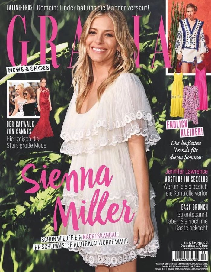 GRAZIA GERMANY magazine side cover 24 May 2017