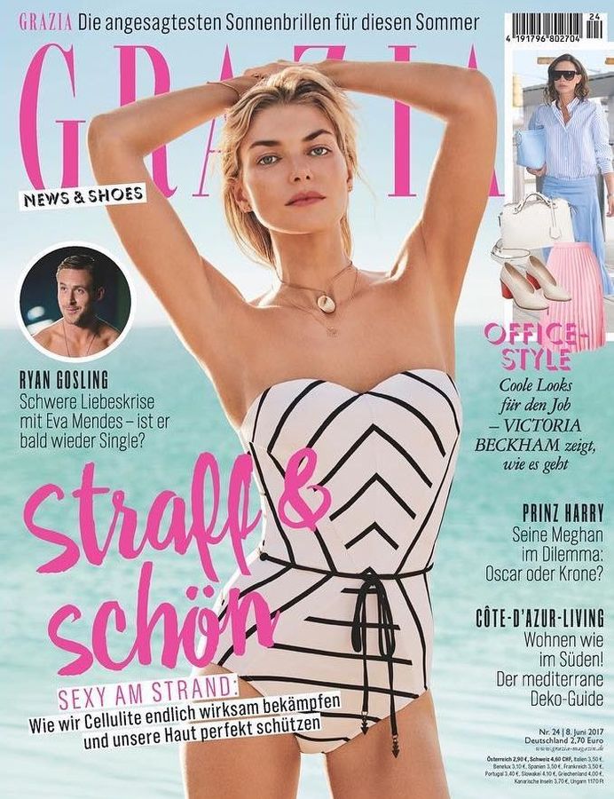 GRAZIA GERMANY magazine side cover 8 June 2017