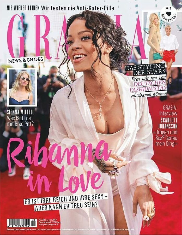 GRAZIA GERMANY magazine side cover 6 July 2017