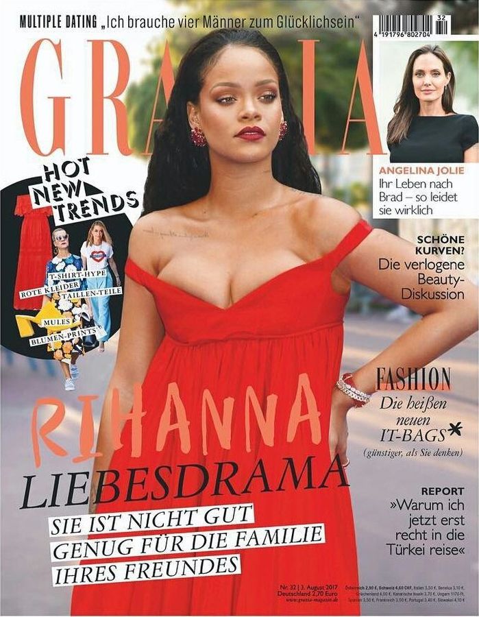 GRAZIA GERMANY magazine side cover 3 August 2017