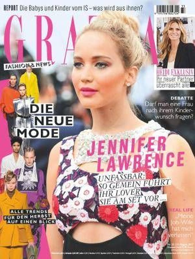 GRAZIA GERMANY magazine side cover 10 August 2017