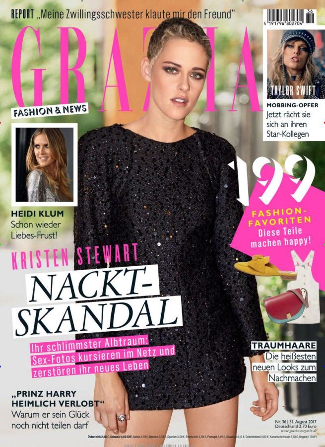 GRAZIA GERMANY magazine side cover 31 August 2017