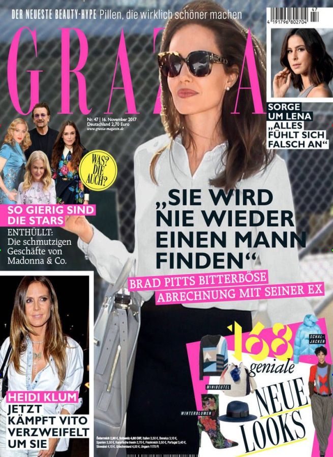 GRAZIA GERMANY magazine side cover 16 November 2017