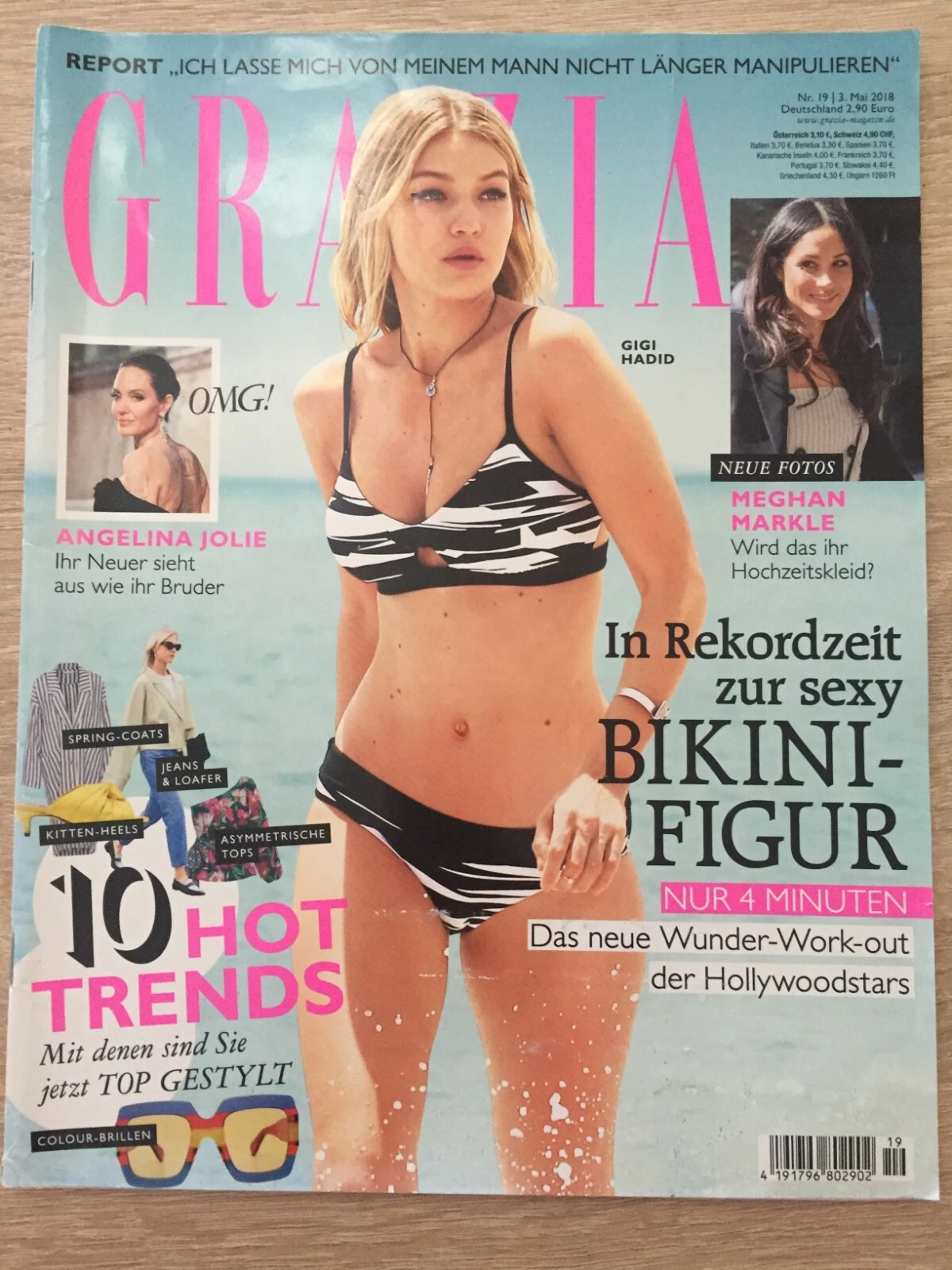 GRAZIA GERMANY magazine side cover Issue 19 3 May 2018