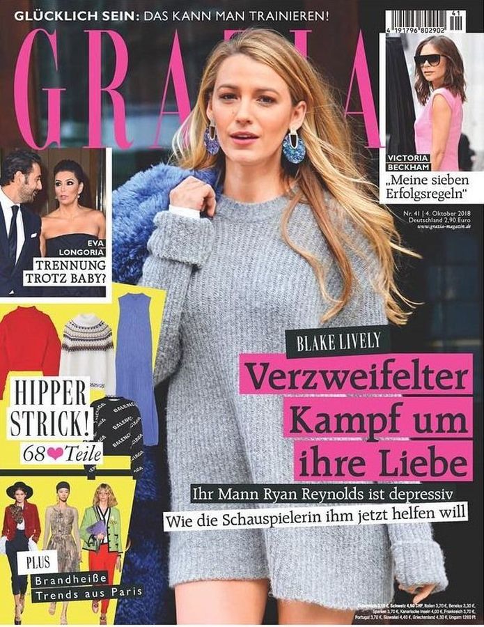 GRAZIA GERMANY magazine side cover 4 October 2018