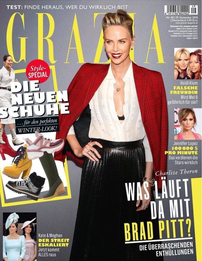 GRAZIA GERMANY magazine side cover 29 November 2018