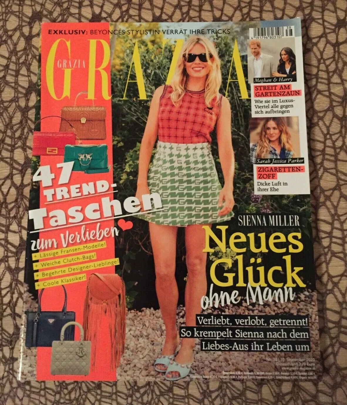 GRAZIA GERMANY magazine side cover 10 September 2020