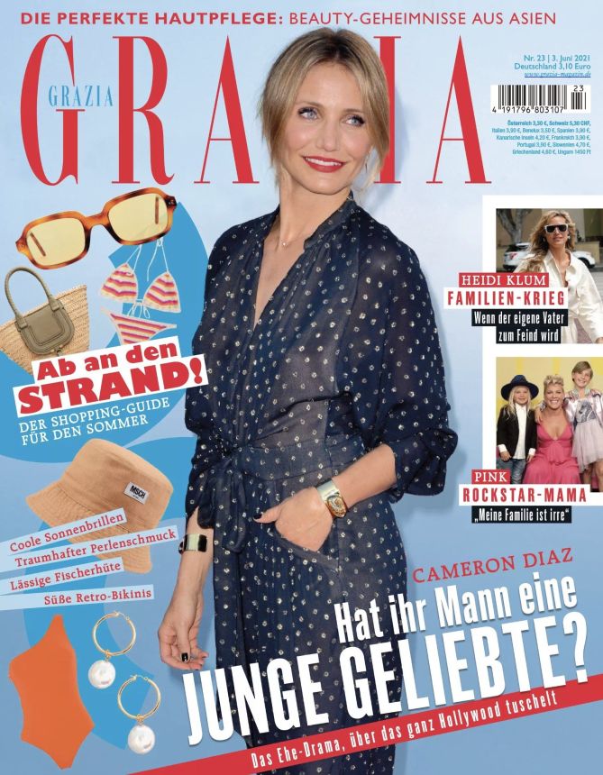 GRAZIA GERMANY magazine side cover 3 June 2021