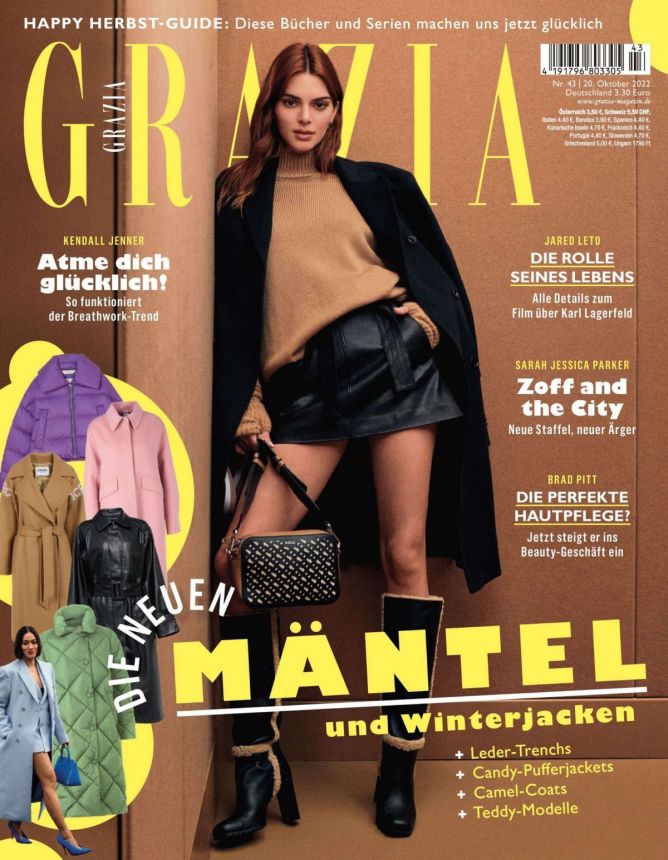 GRAZIA GERMANY magazine side cover 20 October 2022