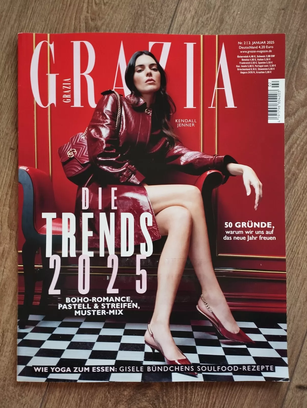 GRAZIA GERMANY magazine side cover 2 January 2025