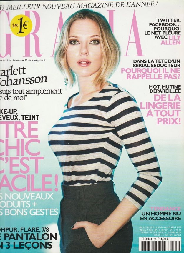 GRAZIA FRANCE magazine side cover Issue 63 12 November 2010